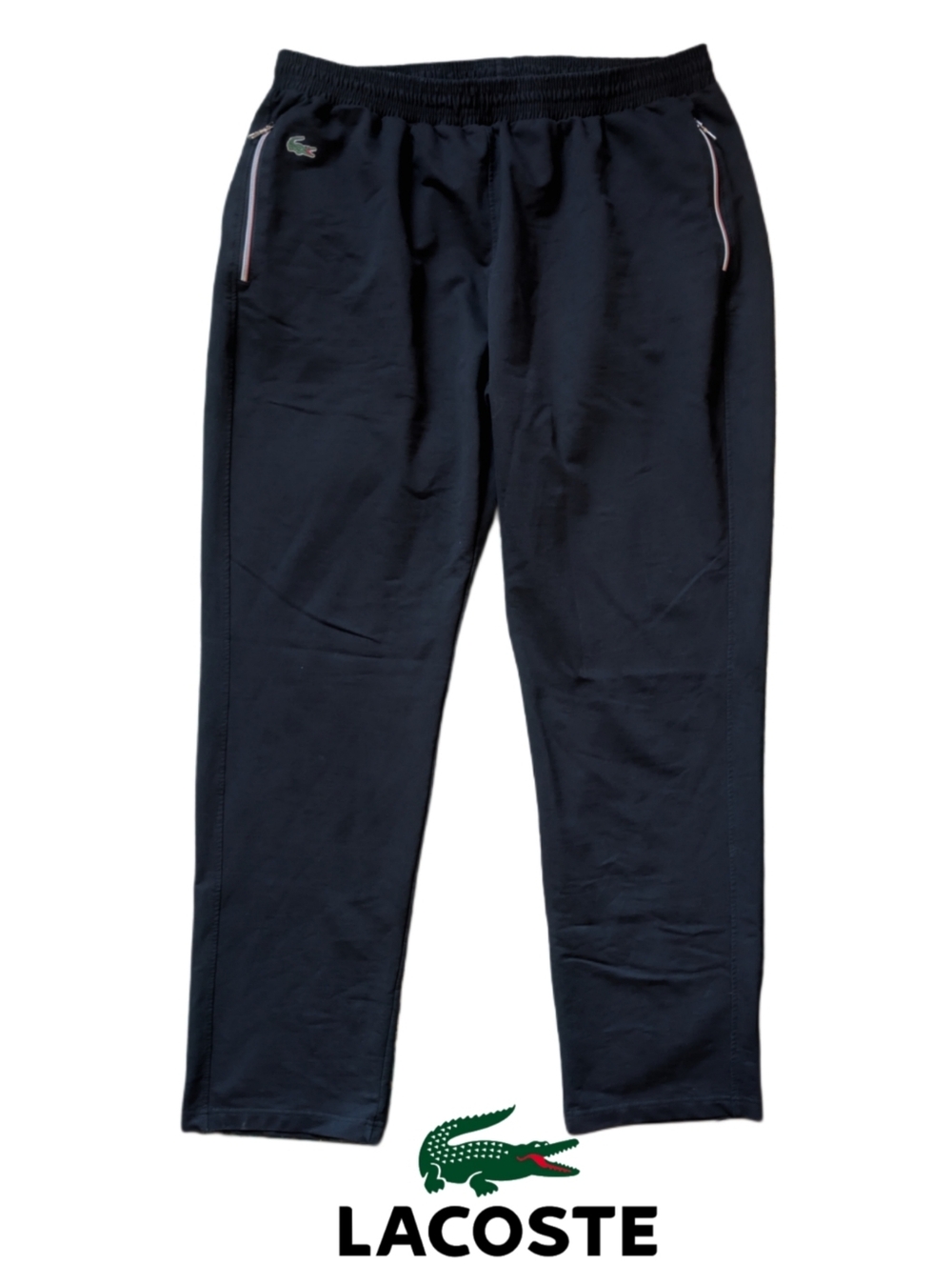 Men's Lacoste Sport Black Track Pants - Size 5XL Big & Tall